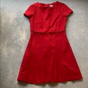 Red Fit and Flare Dress